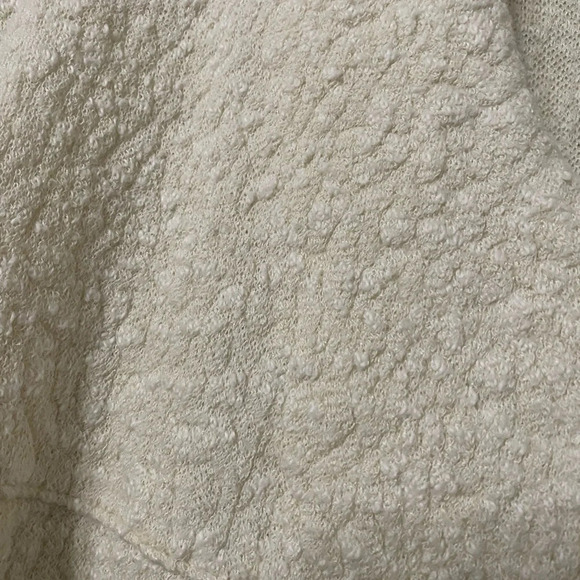 Free People Bauhaus Sweater Coat Open Front Long Jacket Oatmeal Cardigan - Picture 5 of 7